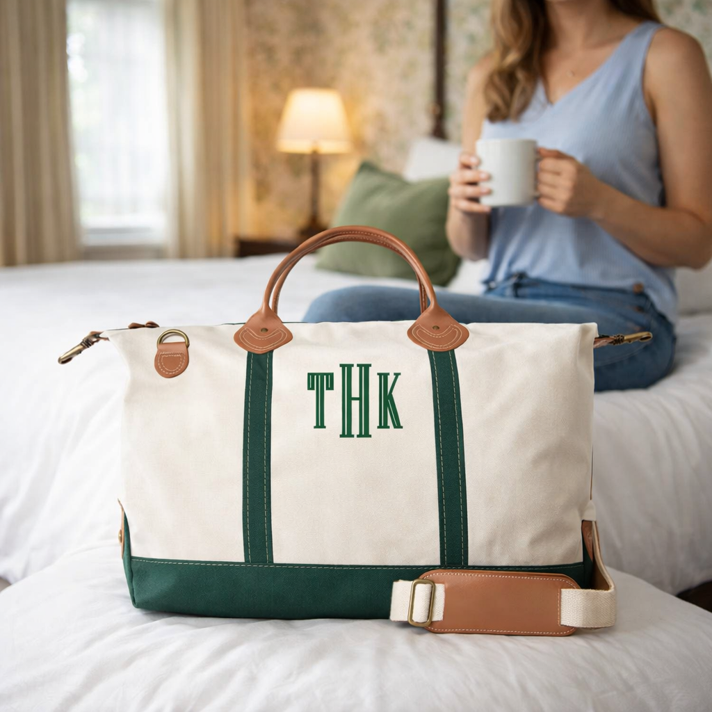 Monogrammed Weekender Bag